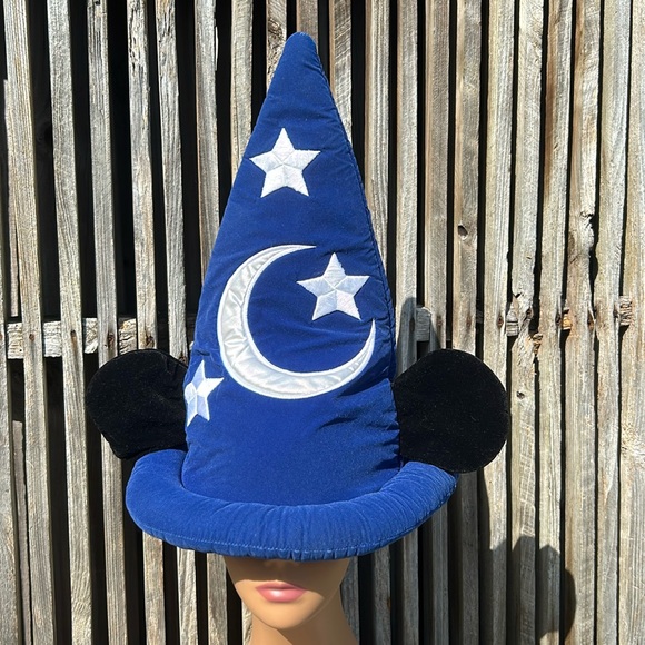 Disney Accessories - Vintage Walt Disney World Mickey Sorcerers Apprentice Fantasia Blue With Stars